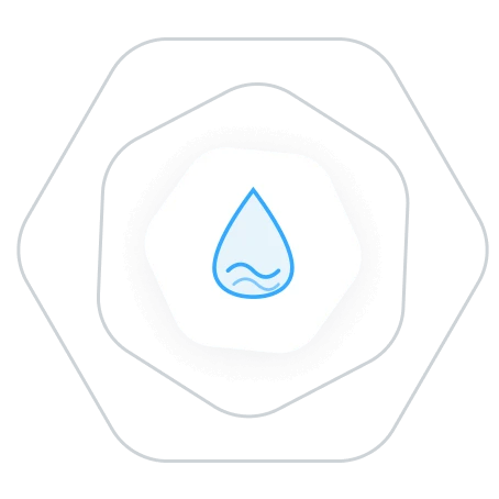 Decoratie hexagon testimoniale